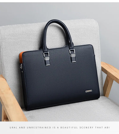 Men Business Briefcase for Husband Shoulder Bag MaLE Laptop Briefcases Bags Large Capacity Men's Handbag Bolso Grande Mujer
