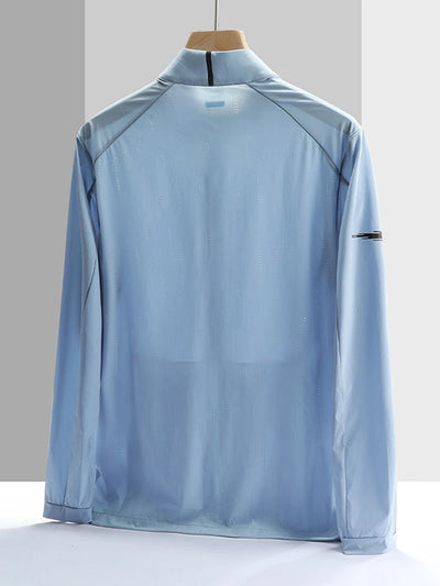 Summer Men's Jackets UV Blocking Skin Coats UPF40+ Sunscreen Outdoor Clothing Sun Protection Thin Windbreakers Big Size 8XL