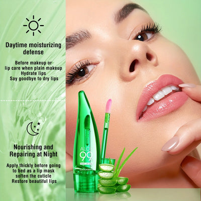Aloe Vera Moisturizing and Moisturizing Lip Color Warm and Colorful Lip Oil