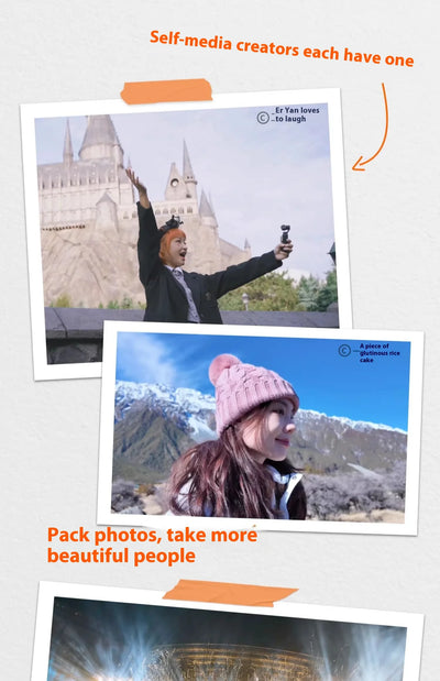 DJI Osmo Pocket 3 Handheld PTZ Smart Travel with An Inch Pocket PTZ Camera Handheld Vlog Camera Outdoorl Gifts