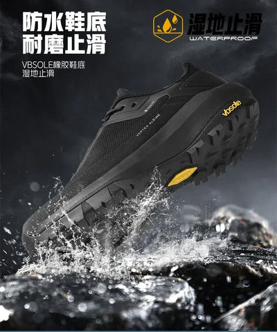 2025 High-quality outdoor climbing shoes Men's Lightweight breathable skidproof shock absorption all-terrain off-road sneakers