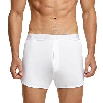 2024 Men's Cotton Jersey Boxer Short Loungewear Underwear Loose Fit Underpants Sleepwear Shorts Boxers for Men