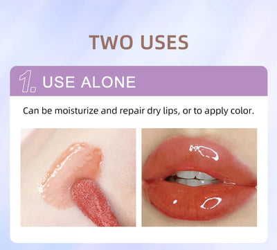 Plump Lip Glow oil Lip Care Oil Plumping Lip Gloss Non-Sticky Formula lip oil moisturizing Lipstick Hydrating Polished lips oil