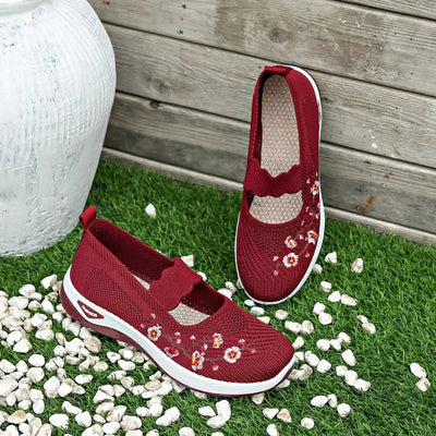 Shoes for Women 2025 Walking Shoes Slip On Arch Support Mother's Shoes Breathable Sneakers Summer Comfortable Casual Trainers