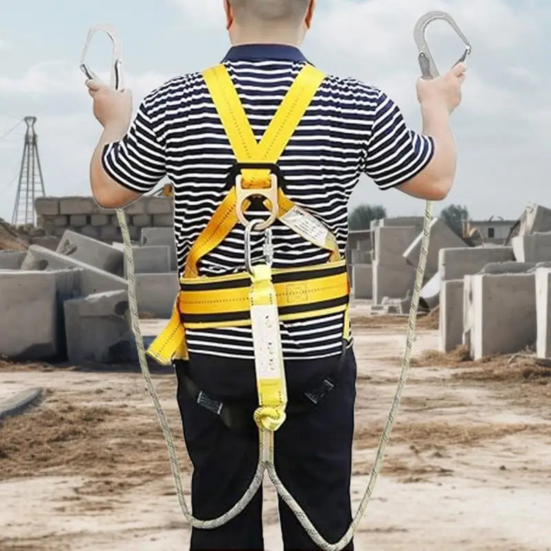 Aerial Work Safety Belt Full Body Five Point Harness Safety Rope for Outdoor Climbing Training Construction Protection Equipment