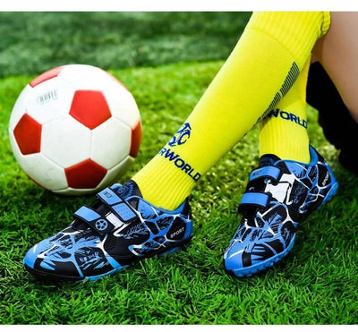 Kids Football Boots Child Soccer Shoe Anti Skid Boys Turf Cleats Hard Court Youth Training Trainers Children Futsal Sneakers
