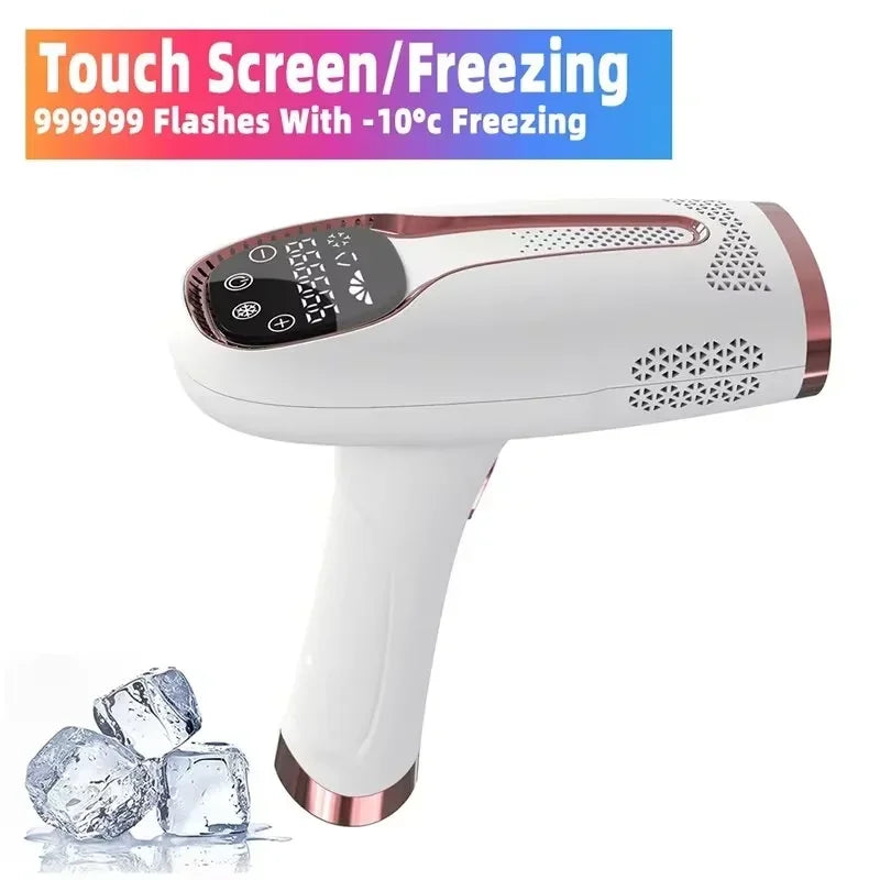 Professional Women Laser Hair Removal IPL Epilator Female Pulsed Light Electric Depilatory Device For Facial Body Bikini