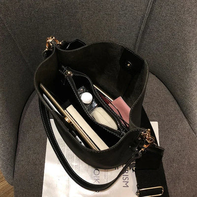 Designer Handbags Ladies Bucket Bag PU Leather Shoulder Large Capacity Crossbody Bags for Women High Quality New Tote Bag