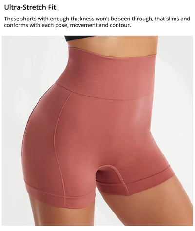 Activewear Women High Waist Workout Yoga Shorts