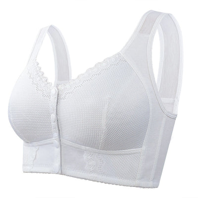 2024 New Breathable Bra Lingerie for Women Push Up Bra Front Button Seamless Lifting Tank Top Lingerie Vest Underwear Female Bra
