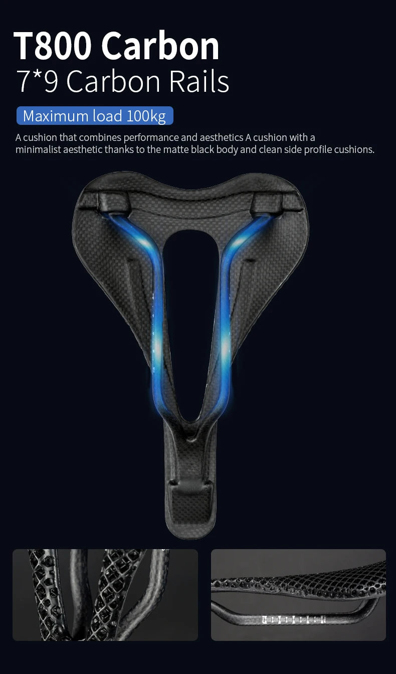 KORE Bicycle Saddles For Road Bikes Ultralight Carbon Fiber Cycling Accessories 7*9 Saddles Good Quality
