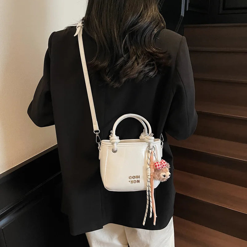 2025 Unique Women's Handbag Designer Shoulder Purse Minimalist Bucket & Square Bag Versatile Crossbody for Work