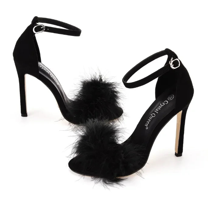 XIHAHA Fashion Sandals Women's Shoes Summer High Heels Stiletto Elegant Party Sexy Designer Woman Fish Mouth Sandals Dance Shoes
