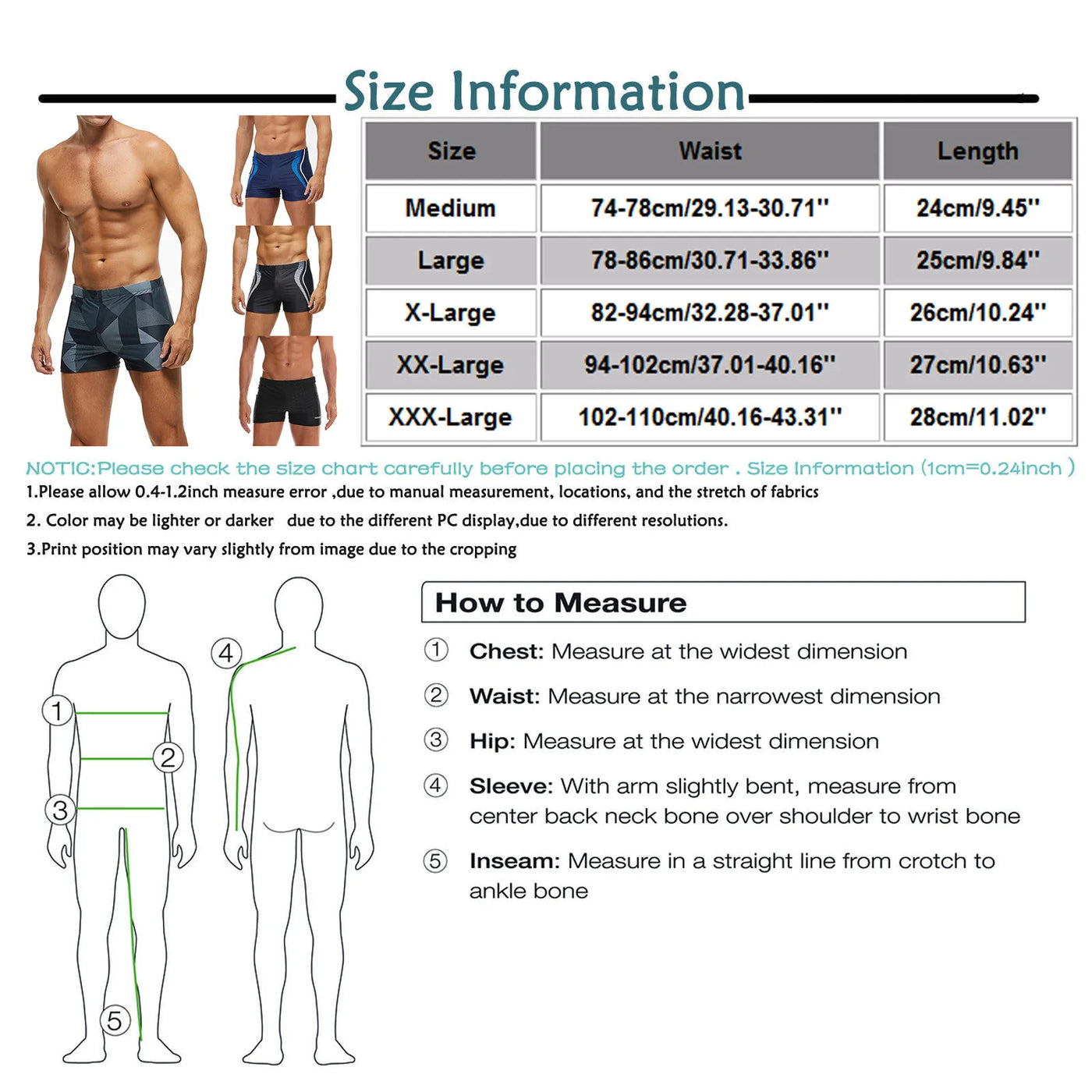 Men Swimwear Brazilian Traditional Cut Swimsuits Swim Bikini Surf Boxer Briefs Board Shorts Trunks printed Sunga