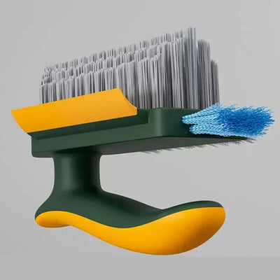 Useful Things for Kitchen Gadgets Cleaning Tools 4-in-1 Tool Dish Soap and Ceramic Tile Floor Brush Bathroom Supplies Tub Home
