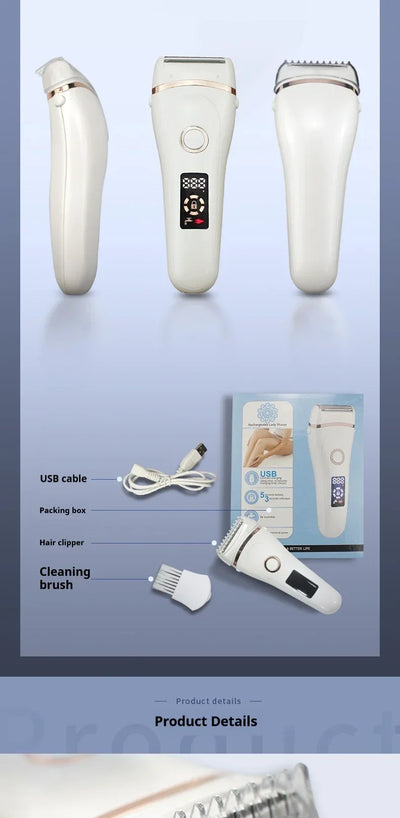 Electric Razors for Women Face Shaver Facial Hair Removal Painless Shaving Knife Body Trimmer for Arm Hands Leg Bikini Epliator