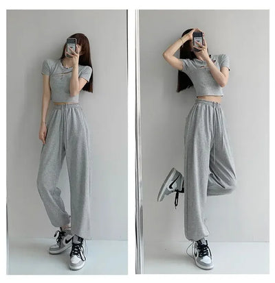 New Jogging Sweatpants Women Joggers Sports Pants Women  Fashion Korean Tracksuit Pants Pantalon Female