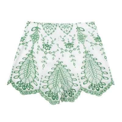 Woman 2 Pieces Shorts Sets 2024 New Fashion Embroidery Short Blouse Summer Women Suit Shorts Two Piece Set Womens Outfits