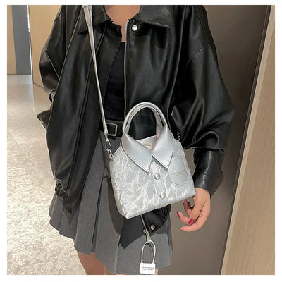 Tote Bag Hand Bags for Women 2024 Designer Handbag Shoulder Square Crossbody Korean Popular Youth Women's Fashion Original