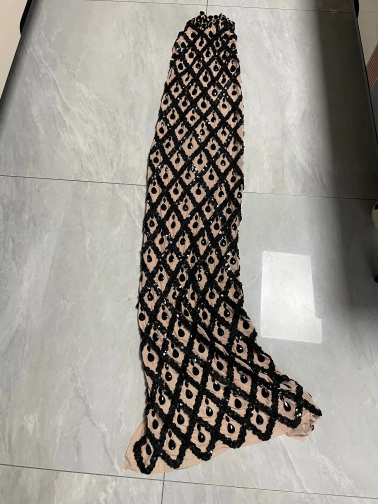 Women Sexy Stage Shining Rhinestone Sequins Dress Evening Prom Birthday Dress Transparent Performance Singer Club Host Dress