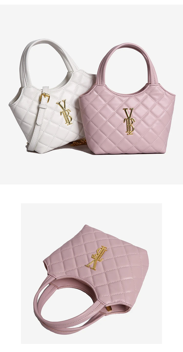 Elegant Handbag For Women Leather Material Popular Classic Shoulder Strap By Famous Designer Luxury Brand Durable
