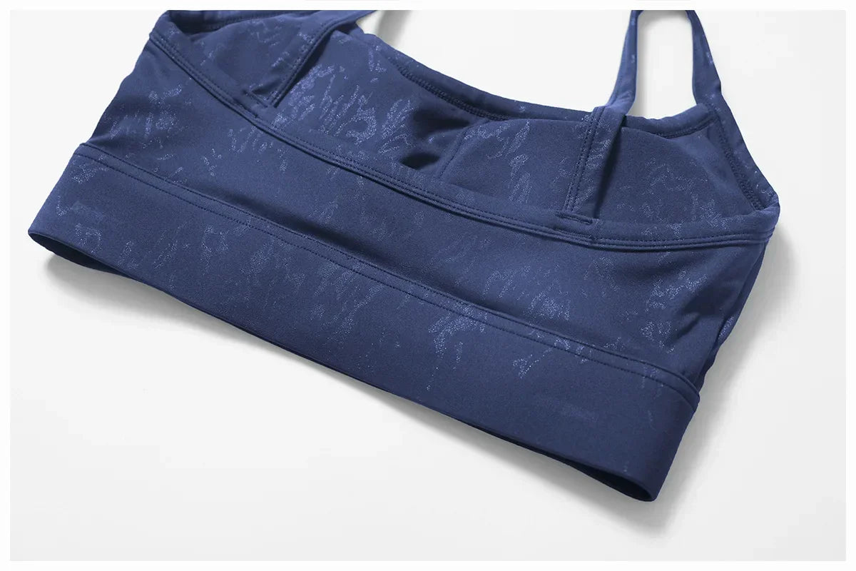 New Sexy Women Sports Underwear Breathable Absorb Sweat Shockproof Padded Running Fitness Printed Yoga Sports Running Underwear