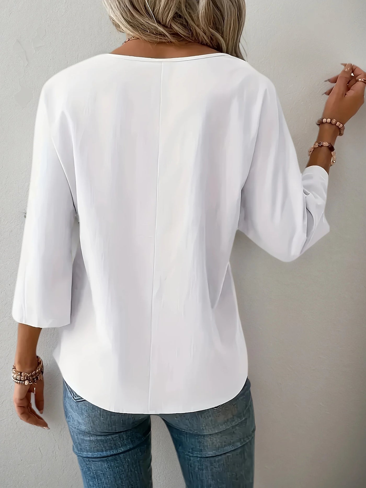 Plus Size Womens Fashion Summer Breathable Shirts Crew Neck Loose Fit Tops Blouses Half Sleeve Casual Solid Plain Lady Clothings