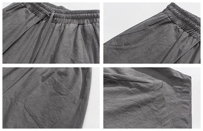 Men's Spring Loose Harem Pants Chinese Linen Oversize Sweatpants High Quality Casual Brand Male Harem Trousers