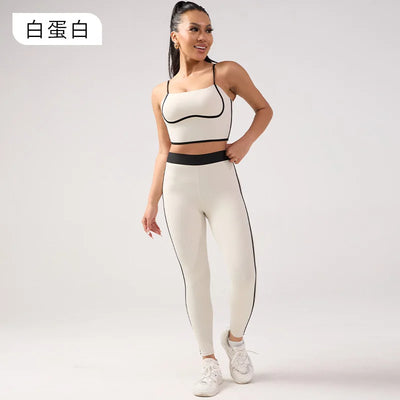 European and American New Nude Breathable Back Sports Bra for Women Shock Resistant Gathering Shaping Fitness Fashion Yoga Bra
