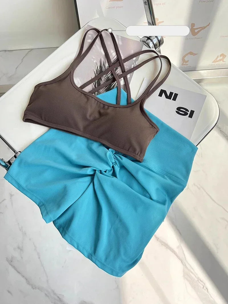 Women Yoga Shorts High Waist Workout Shorts Fitness Yoga Lift Butt Fitness Ladies Yoga Gym Running Short Pants Sportswear