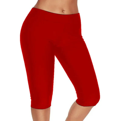 Women's Leggings High Waisted Capri Leggings No Pockets For Women Yoga Pants Workout Capri Pants