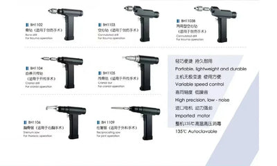 High Power Electric Power Tools Electric Drill for Trauma Surgical Drill Orthopedic Veterinary Surgical Drill