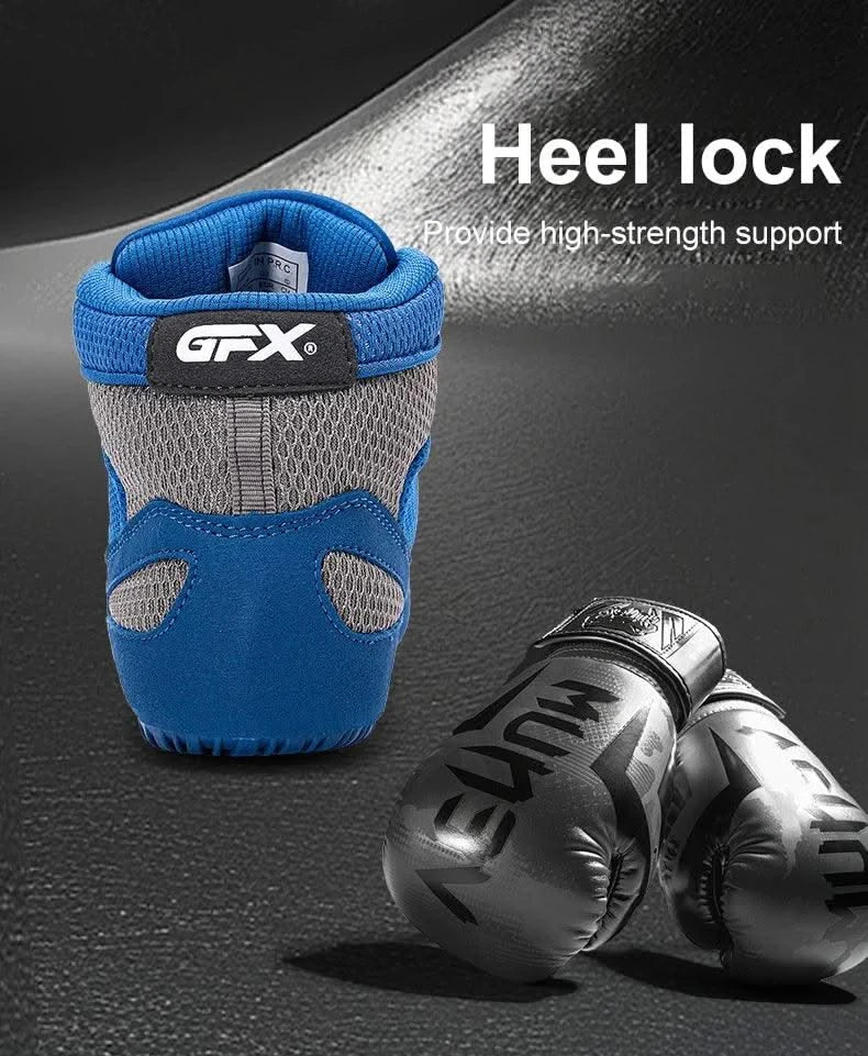 New Wrestling Shoe Fighting Boxing Wrestling Rubber Outsole Breathable Wear-resistant Shoes for Child Women Men Size 29-44