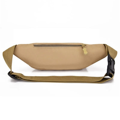 Banana Bag Waterproof Waist Pouch Oxford Cloth Wear Resistant Waist Bags Portable Large Capacity Shoulder Belt Bags Running