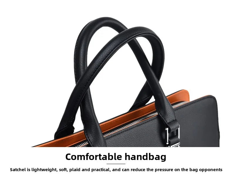 Men Business Briefcase for Husband Shoulder Bag MaLE Laptop Briefcases Bags Large Capacity Men's Handbag Bolso Grande Mujer