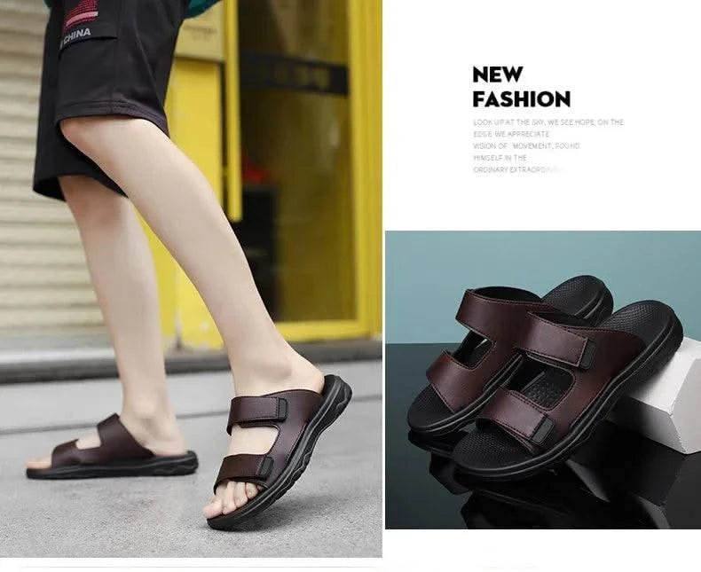 Genuine Mens Slipper Man Luxury 2024 Comfortable Man Sandal Super Copy Shoes for Men 2024 Summer Shoes Sale Summer Men's Sandals
