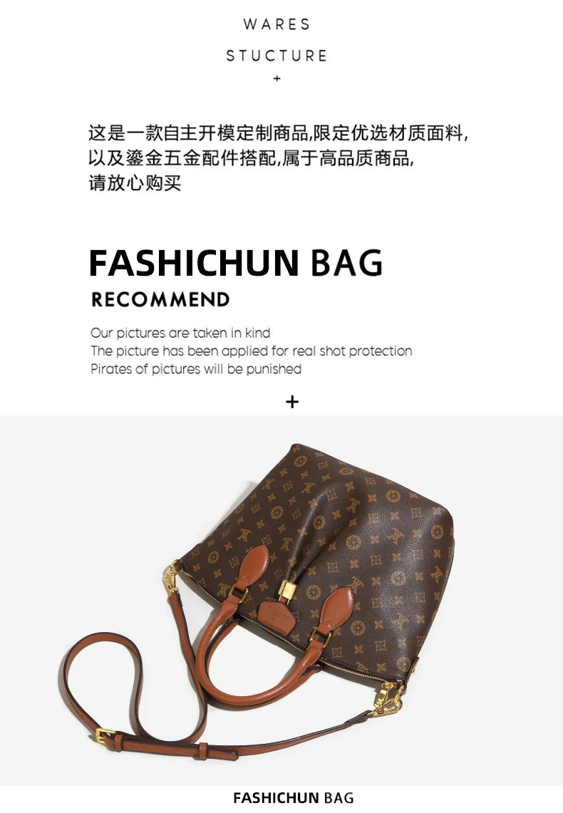 2025 French Luxury Handbag for Women Designer Tote Elegant Structured Shoulder Bag High-End Minimalist Chic Versatile