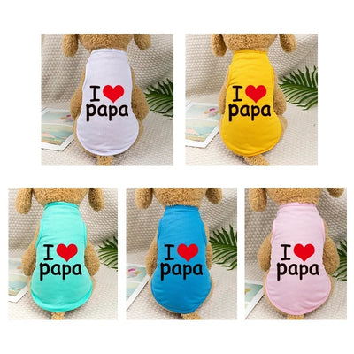 Dog Summer Vest Pet Comfort Breathable Vest Funky Fashionable Dog Apparel Summer Style Unleashed Airy Vests for Dogs and Cats