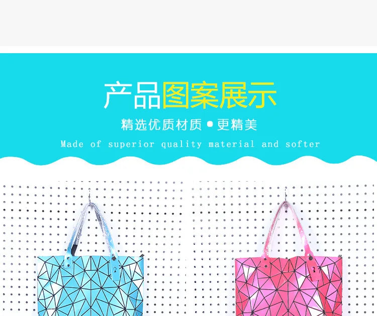 Fashion Luxury bag Women Top-Handle Bag New Designer Famous Brand Lady Shoulder Bag Bright Geometry Female Handbags Totes