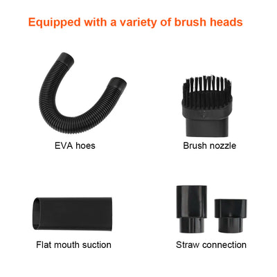 Portable Car Vacuum Cleaner High Suction Dry and Wet Dual-use  Vacuum Powerful Mini Vacuum Cleaner Suitable for Car Interiors