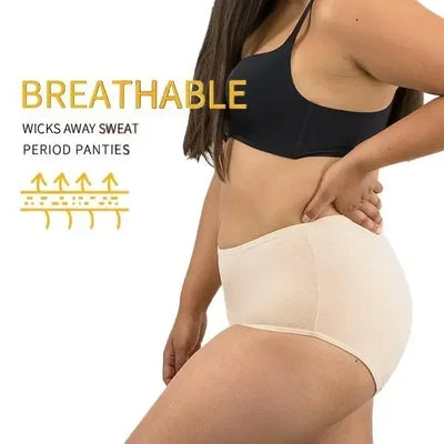 Plus Size Leak Proof Menstrual Panties Women Underwear Period Cotton Pregnancy Waterproof Briefs Physiological Breathable Pants