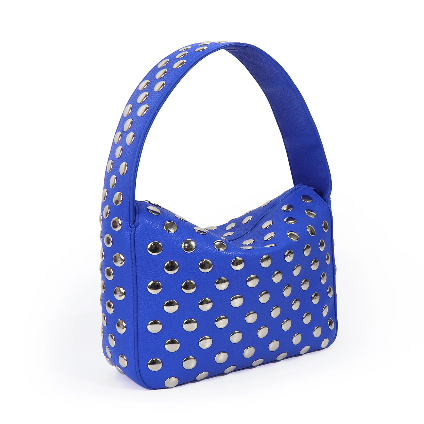 Fashionable Studded Purses Shoulder Hobo Bag Punk Women Small Shouder Purse Vegan Leather Designer Handbags Streetwear
