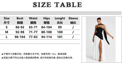 Dresses Summer Women's Chic Tube Top Hanging Neck Holiday Dress Women's Street Fashion Party Long DressFashionable temperament h