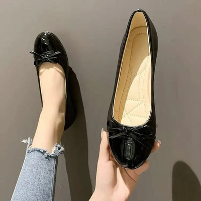 Non-slip Bowknot Comfortable Flat Ballerina Shoes for Women