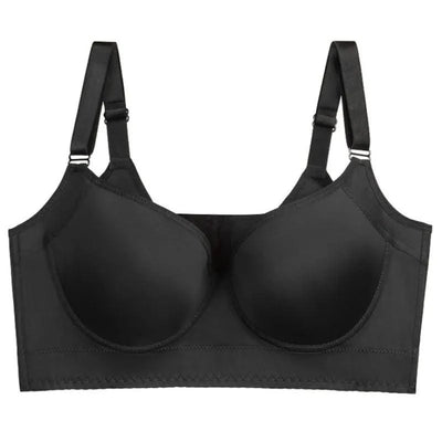 Women Full Coverage Push Up Bra Underwire Sculpting Uplift Shapewear Deep Cup T Shirt Bra Hide Back Fat Smoothing Brassiere