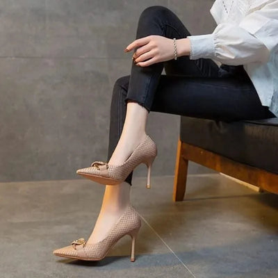 Non Slip Casual Ladies High Heeled Pump Shoes | Elegant Hot Trendy Women's Shoes