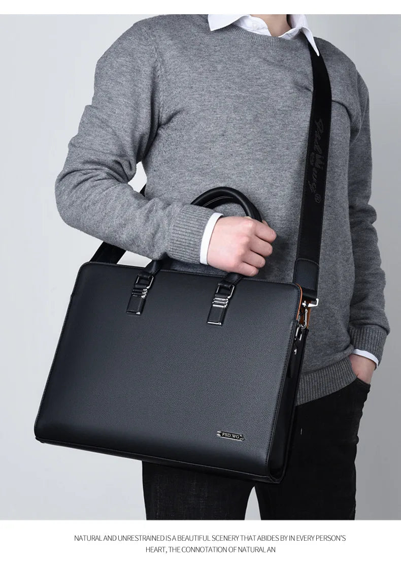 Men Business Briefcase for Husband Shoulder Bag MaLE Laptop Briefcases Bags Large Capacity Men's Handbag Bolso Grande Mujer