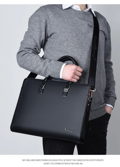 Men Business Briefcase for Husband Shoulder Bag MaLE Laptop Briefcases Bags Large Capacity Men's Handbag Bolso Grande Mujer