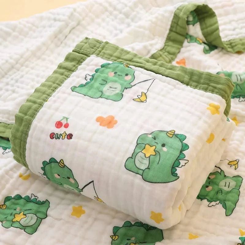 Baby Bath Towel Pure Cotton Super Soft Gauze Newborn Is Covered by Children Blanket Four Seasons Chil baby quilt