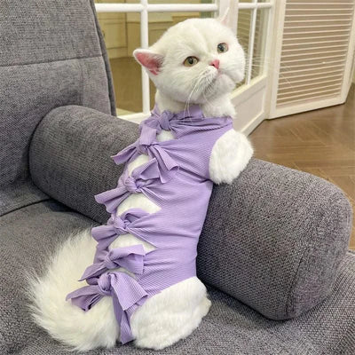 Cat Weaning Sterilization Suit Cats Anti-licking Sterilization Clothes Pet Surgery Recovery Suit Castration Wound Recovery Cloth